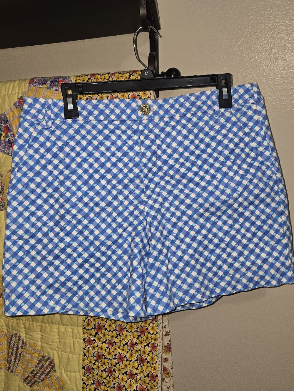 Lilly Pulitzer Women’s Blue Gingham Shorts